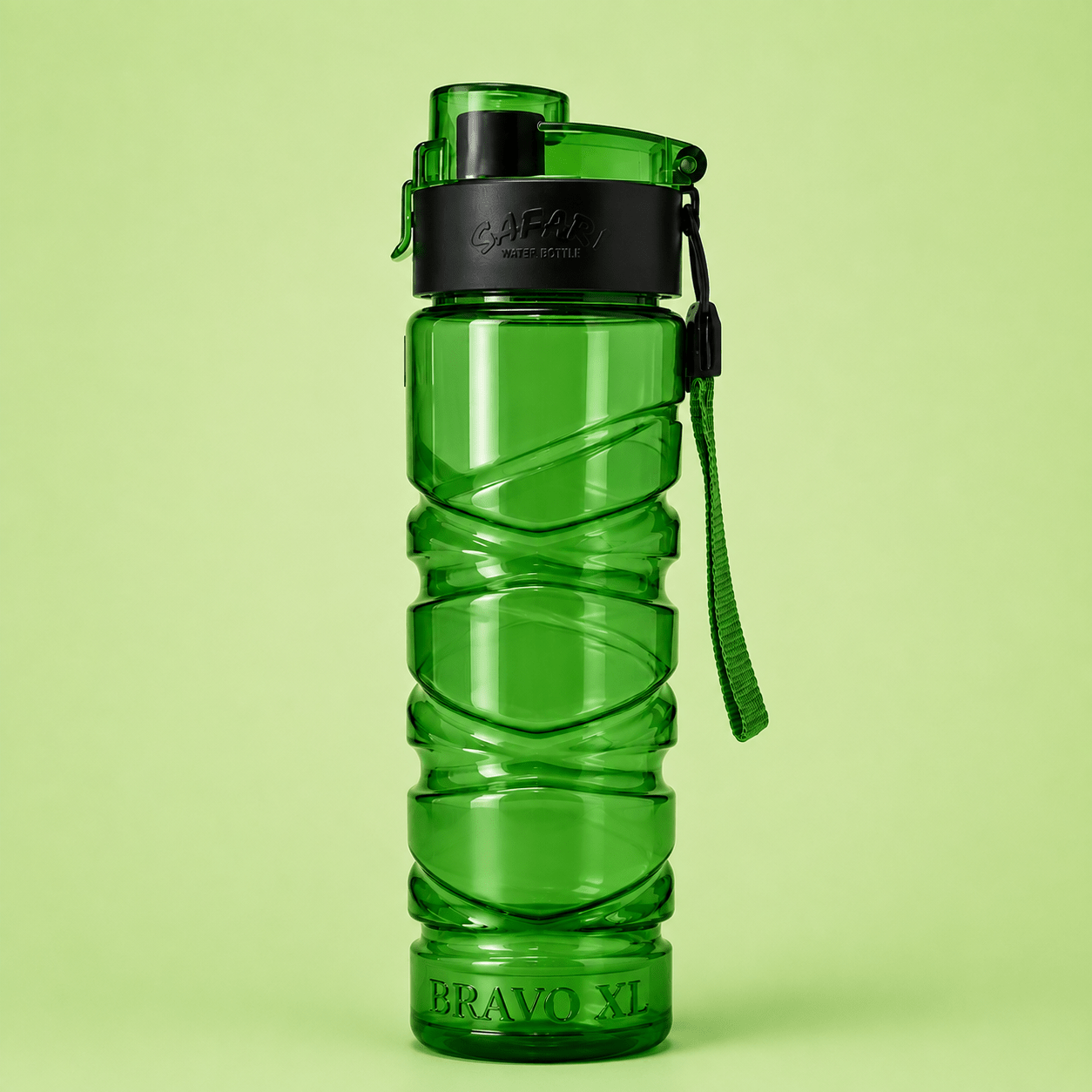 Green One-Hand Operation Water Bottle – 800ml - Win Bachat
