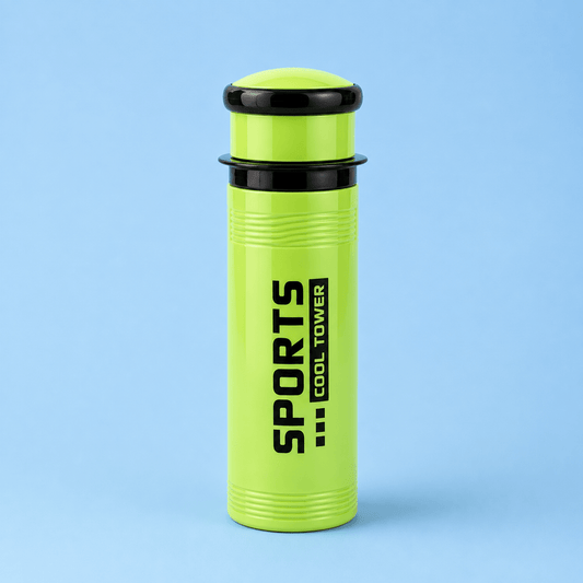 Green Slim Thermal Sports Bottle - Win Bachat