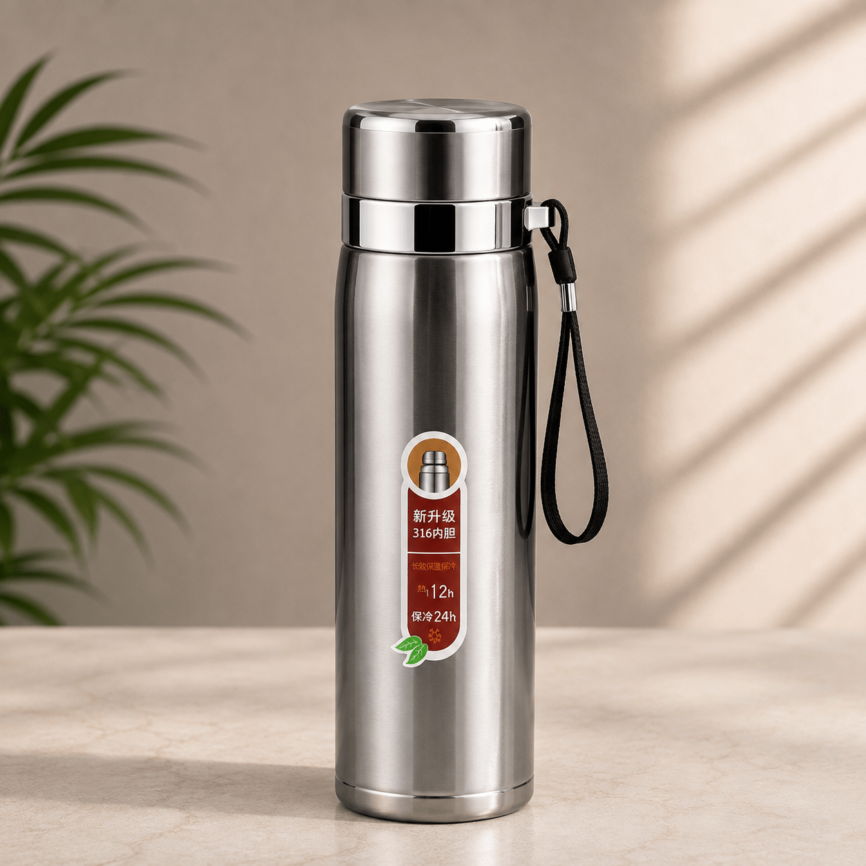 Grey Expedition Stainless Steel Bottle - Win Bachat