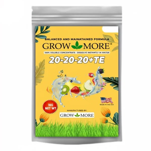 Grow More NPK 20-20-20 + TE Water-Soluble Fertilizer 500g - Win Bachat