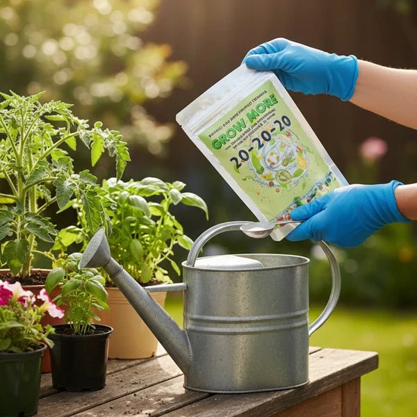 Grow More NPK 20-20-20 Water-Soluble Fertilizer 500g - Win Bachat