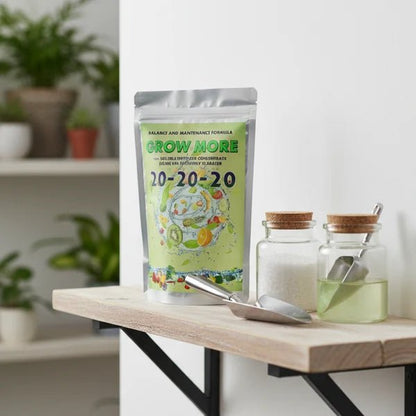 Grow More NPK 20-20-20 Water-Soluble Fertilizer 500g - Win Bachat