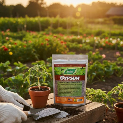 Gypsum Fertilizer 500g – Calcium & Sulphur Soil Conditioner - Win Bachat