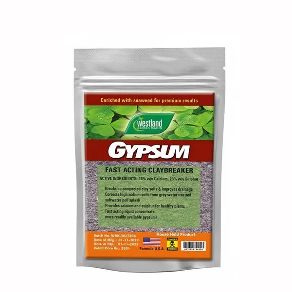 Gypsum Fertilizer 500g – Calcium & Sulphur Soil Conditioner - Win Bachat