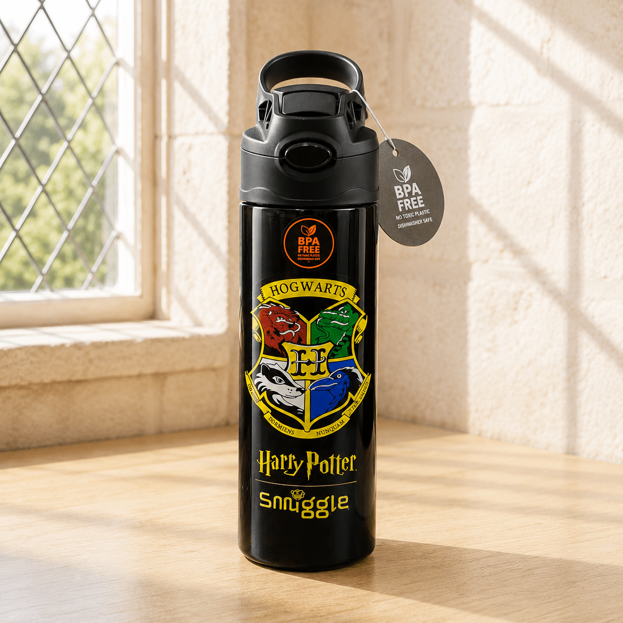 Harry Potter Plastic Flip Top Bottle - Win Bachat