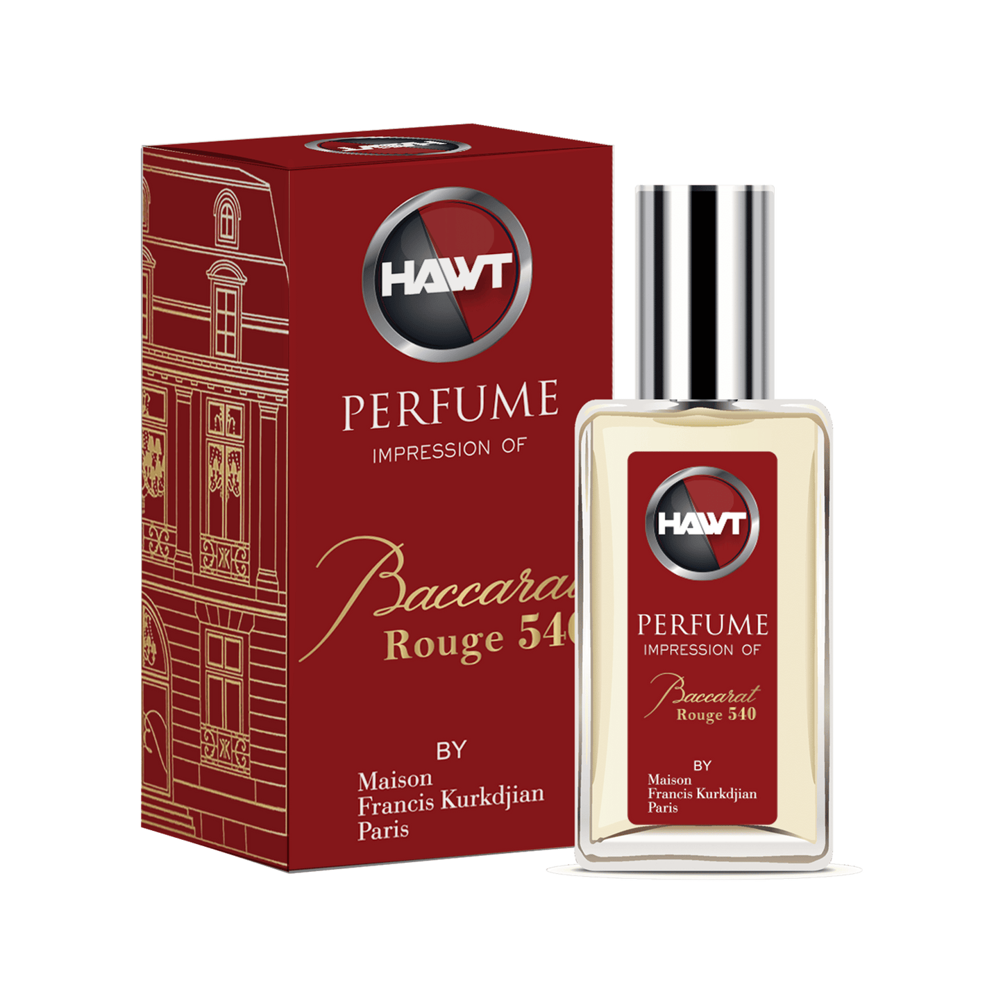Hawt Perfume Baccarat Rouge 540 – 15 ml - Win Bachat