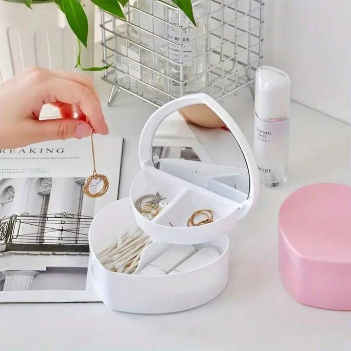 Heart Shape Jewellery Box - Win Bachat