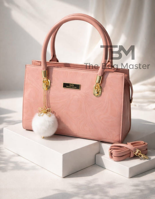 HIGH QUALITY TBM BAGS SHOULDER BAGS WITH FUR KEYCHAINS - HB006 - 5 - Win Bachat