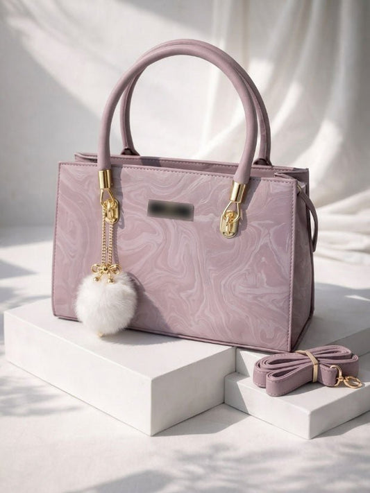 HIGH QUALITY TBM BAGS SHOULDER BAGS WITH FUR KEYCHAINS - HB006-6 - Win Bachat