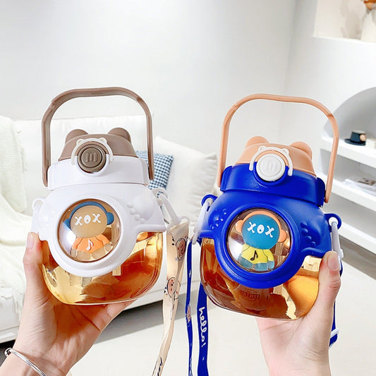 Hug Bear Plastic Water bottle - Win Bachat