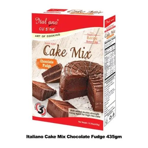 Italiano Chocolate Fudge Cake Mix 435g - Win Bachat