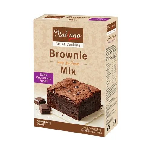 Italiano Dark Chocolate Fudge Brownie Mix 510g - Win Bachat