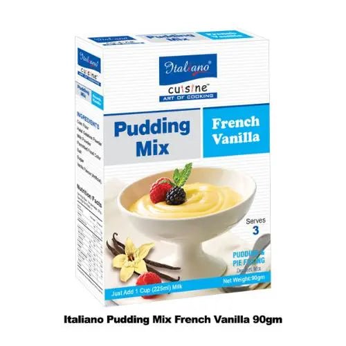 Italiano French Vanilla Pudding Mix 90g - Win Bachat