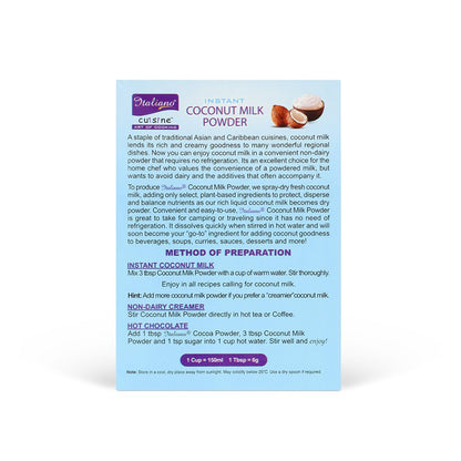 Italiano Instant Coconut Milk Powder 120gm - Win Bachat