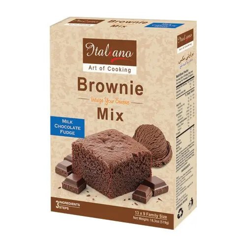 Italiano Milk Chocolate Fudge Brownie Mix 510g - Win Bachat