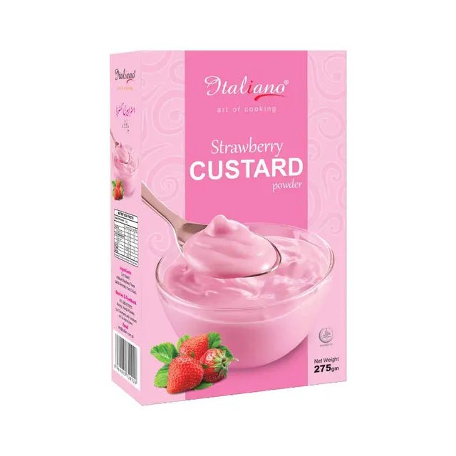 Italiano Strawberry Custard Powder 275g - Win Bachat