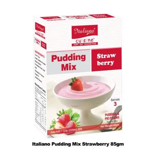 Italiano Strawberry Pudding Mix 85g - Win Bachat