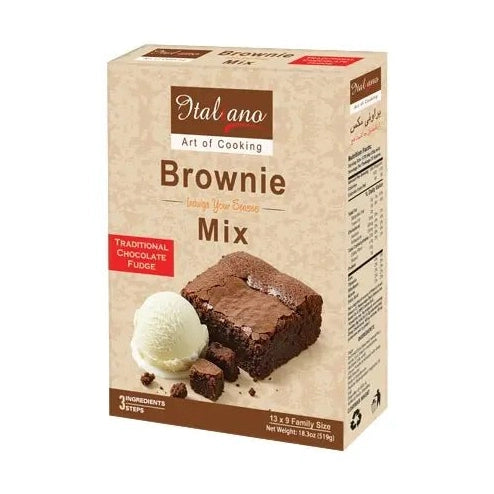 Italiano Traditional Chocolate Fudge Brownie Mix 510g - Win Bachat