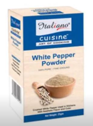 Italiano White Pepper Powder - Win Bachat