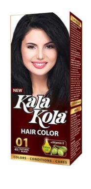 KALA KOLA HAIR COLOUR 01 NATURAL BLACK - Win Bachat