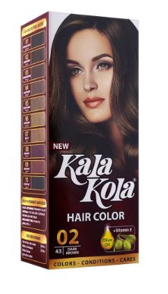 KALA KOLA HAIR COLOUR 02 DARK BROWN - Win Bachat