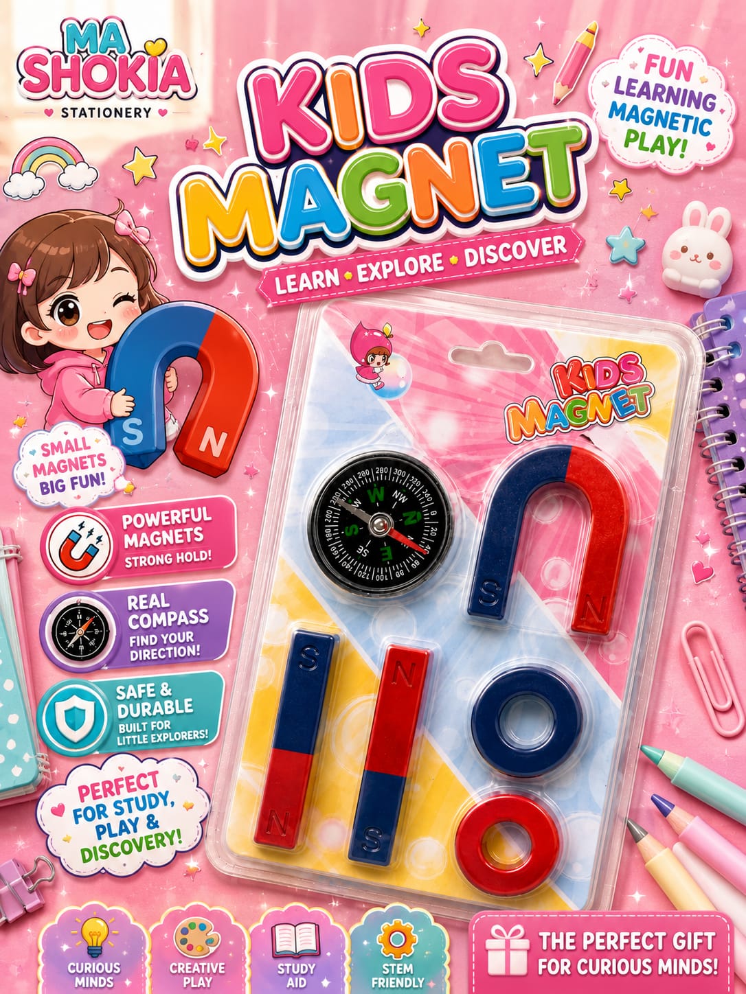 Kids Magnet Set - Win Bachat
