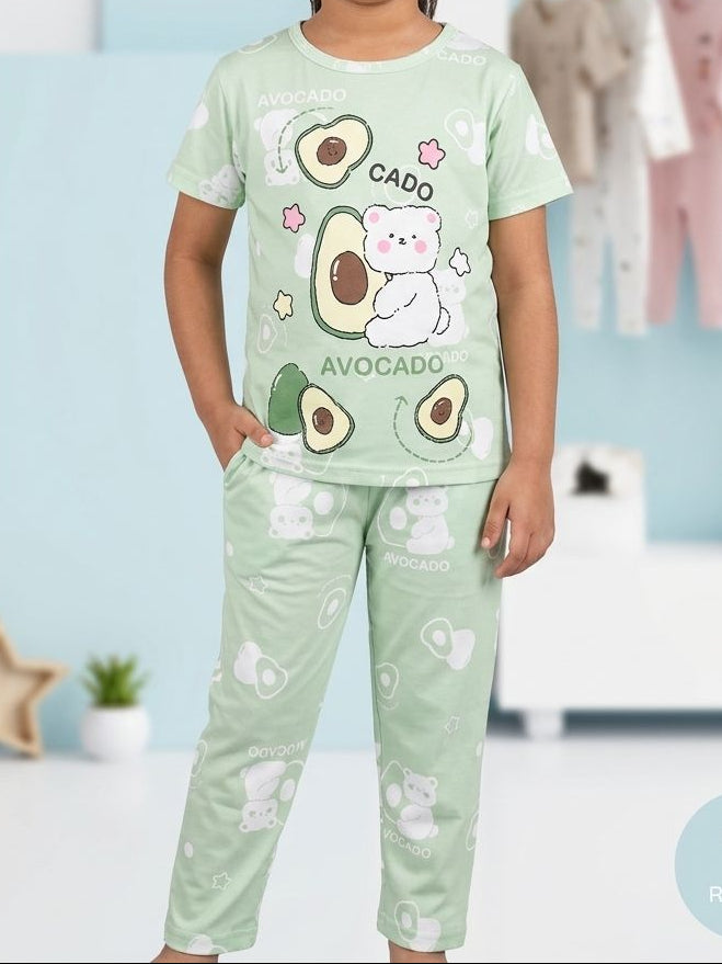 KIDS NIGHT FOR BABY WEAR SHIRT + SHORT - COTTON - Win Bachat