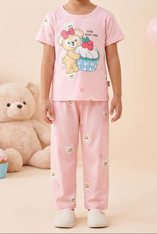KIDS NIGHT FOR BABY WEAR SHIRT + SHORT - COTTON - Win Bachat