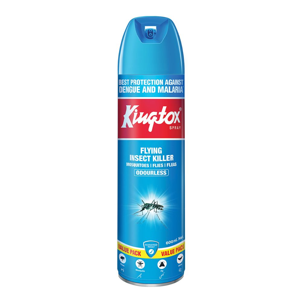 KINGTOX FLYING INSECTS KILLER SPRAY - 600ml (Blue) - Win Bachat