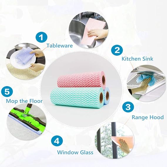 Kitchen wipes roll (pack of 50) - Win Bachat