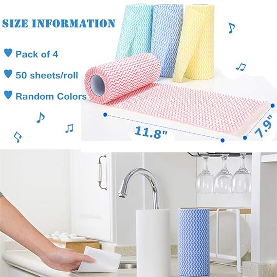 Kitchen wipes roll (pack of 50) - Win Bachat