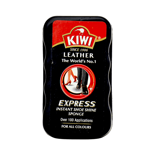 KIWI EXPRESS INSTANT SHOE SHINE SPONGE (BLACK) - Win Bachat
