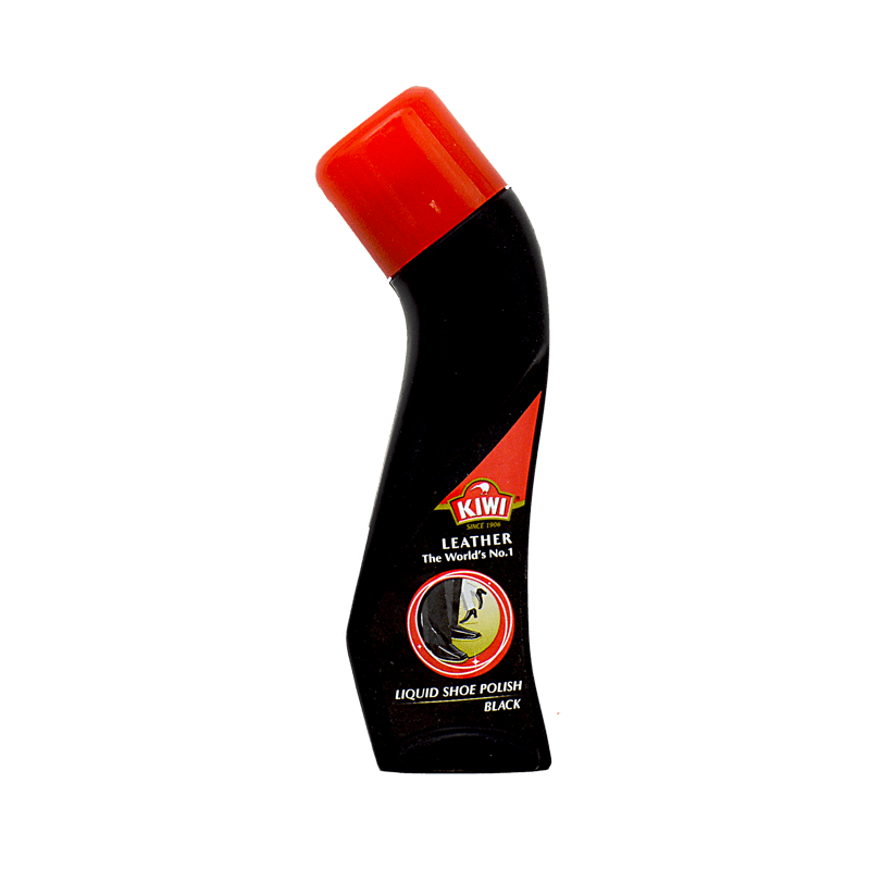 KIWI LIQUID SHOE POLISH 75ML (BLACK) - Win Bachat