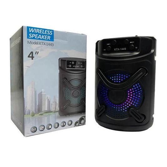 KTX-1449 4-Inch Wireless Bluetooth Speaker with LED Lights - Win Bachat