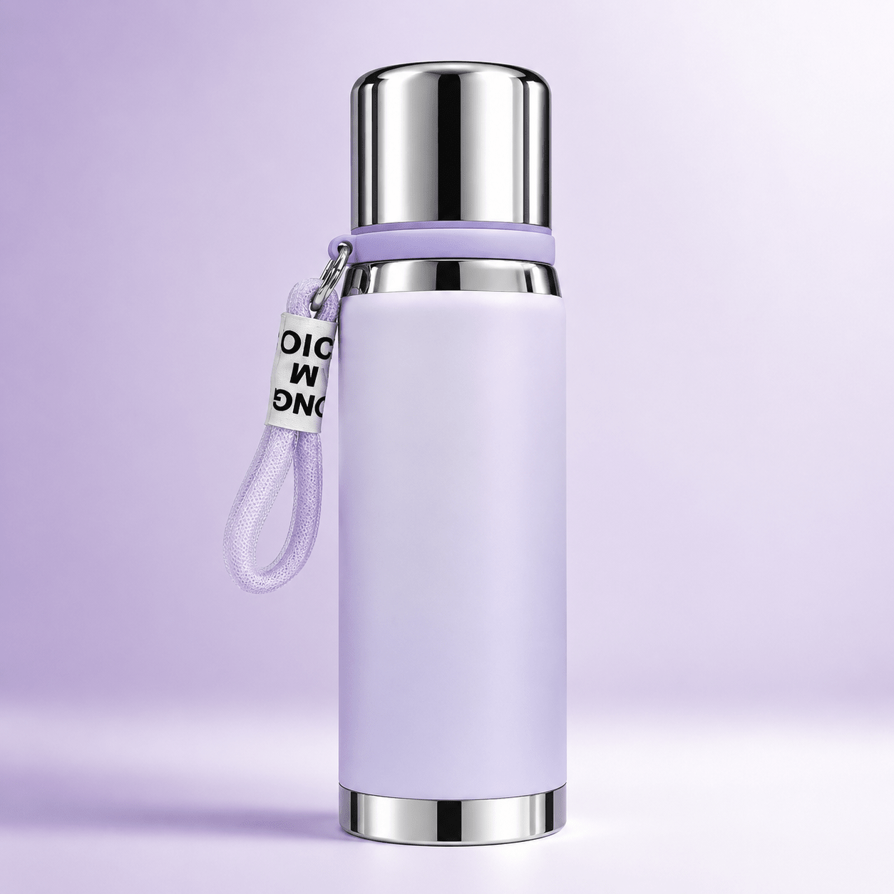 Lavender Matte Finish Stainless Steel Bottle - Win Bachat