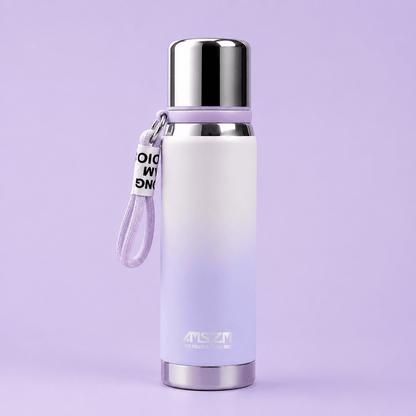 Lavender Matte Finish Stainless Steel Bottle - Win Bachat