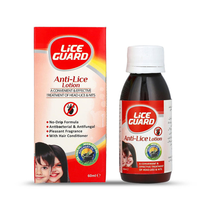 LICE GUARD ANTI LICE OIL (RED COLOUR) - 60ML - Win Bachat
