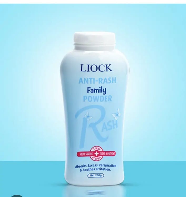 Liock Anti-Rash Family Powder 200g - Blue - Win Bachat