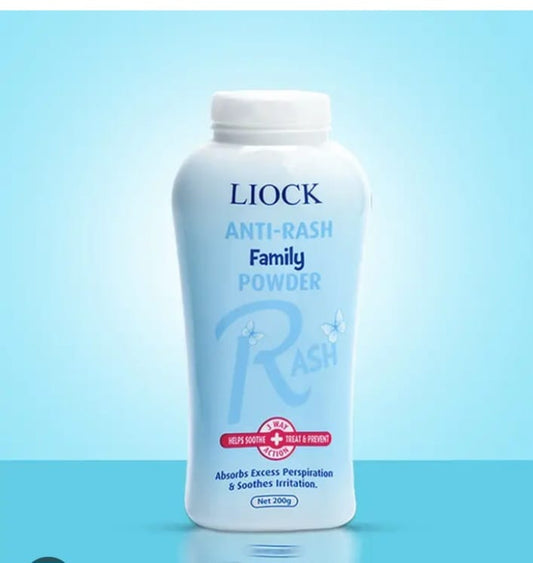 Liock Anti-Rash Family Powder 200g - Blue - Win Bachat