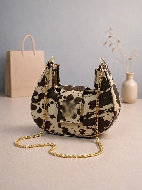 LV COW PRINT HALFMOON BAGS - HB022 - 4 - Win Bachat