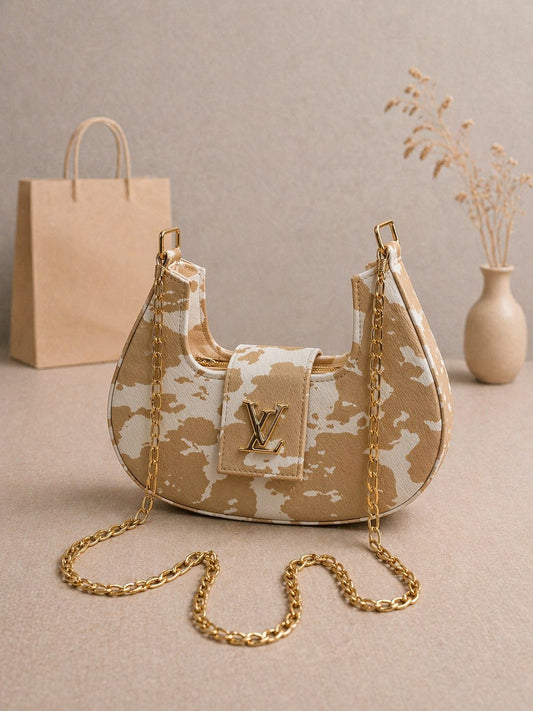 LV COW PRINT HALFMOON BAGS - HB022 - 5 - Win Bachat
