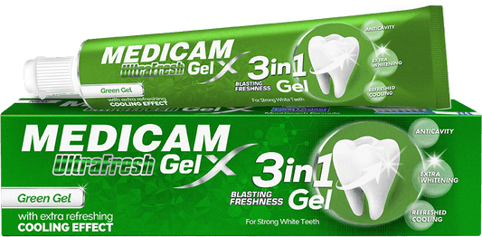 MEDICAM ULTRA FRESH 125G GREEN GEL - Win Bachat