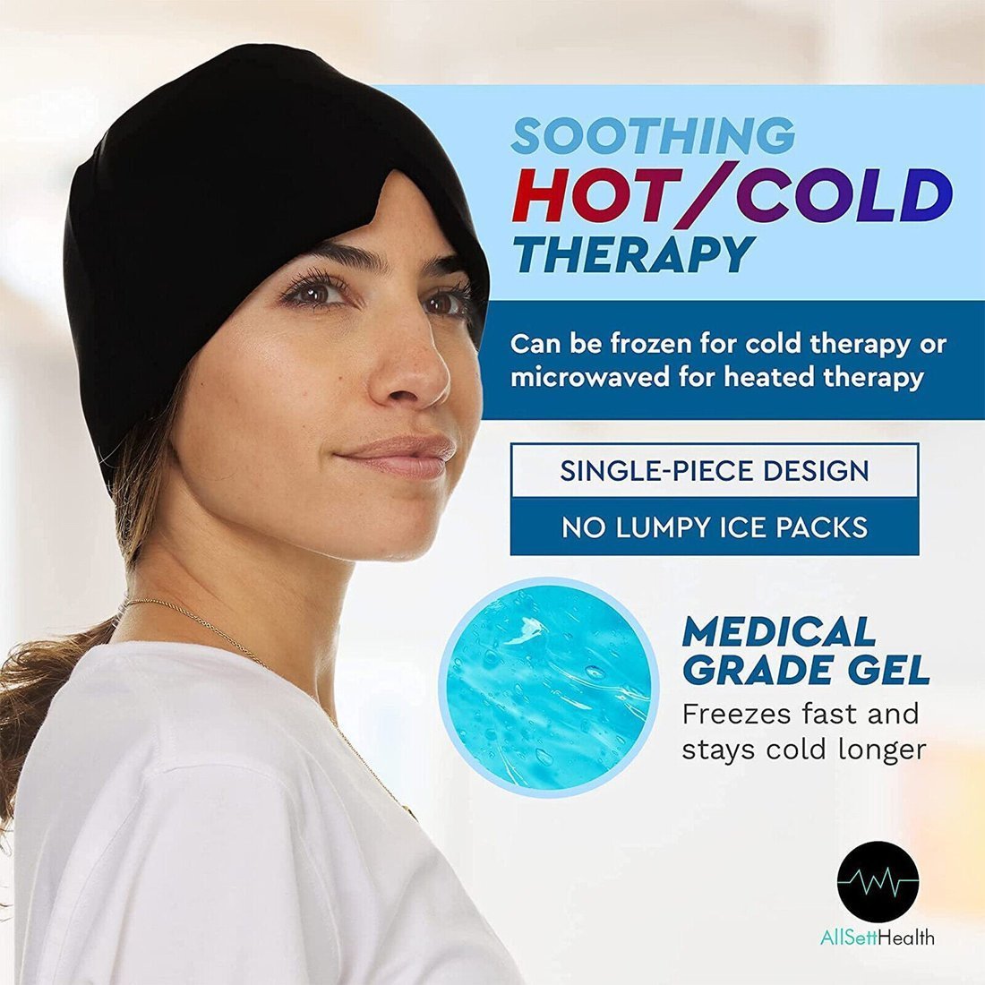 Migraine Relief Ice Gel Cap - Win Bachat