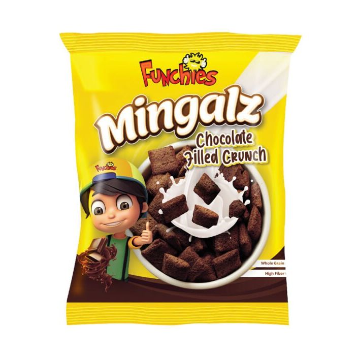 MINGALZ CHOCOLATE FILLED CRUNCH - 125 GM - Win Bachat