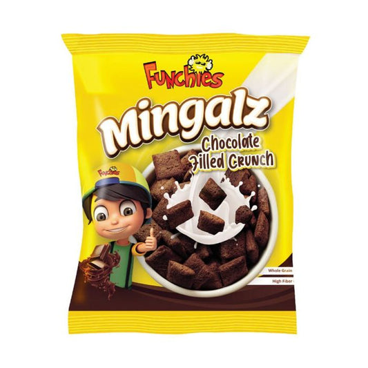 MINGALZ CHOCOLATE FILLED CRUNCH - 125 GM - Win Bachat
