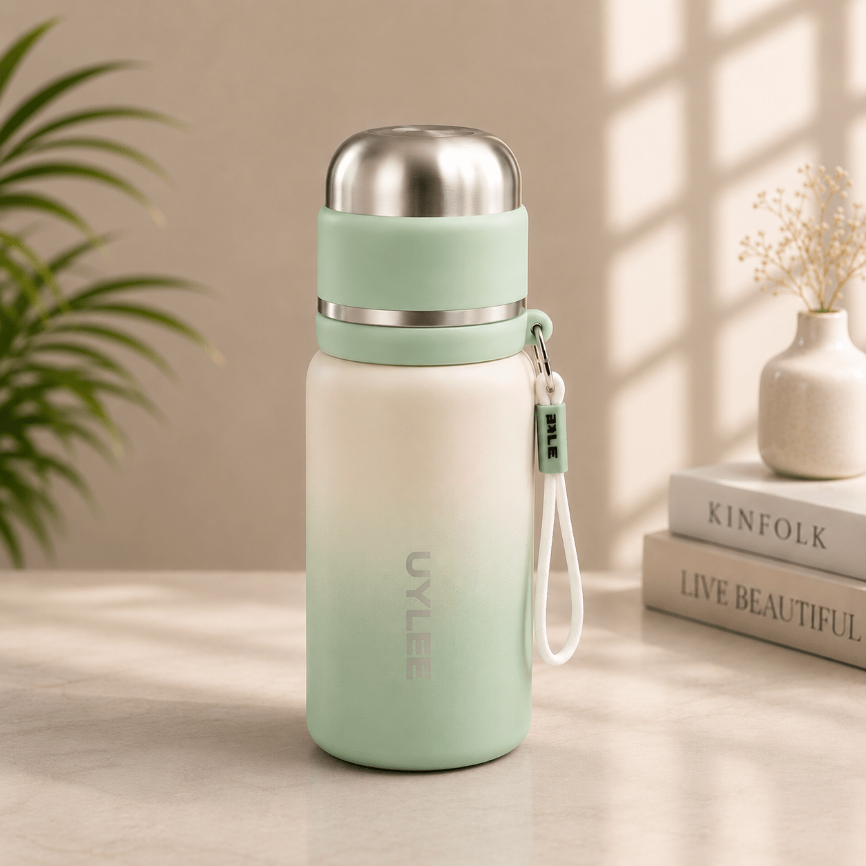 Mint Gradient Stainless Steel Bottle - Win Bachat
