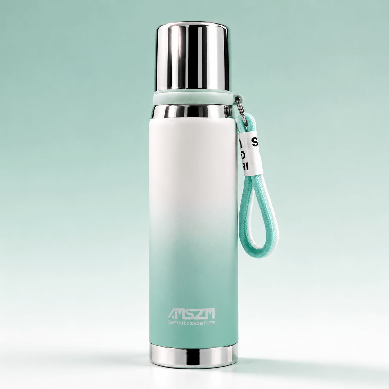 Mint Matte Finish Stainless Steel Bottle - Win Bachat