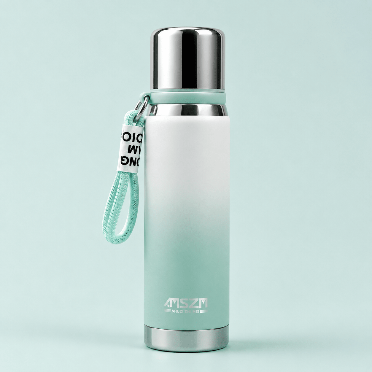 Mint Matte Finish Stainless Steel Bottle - Win Bachat