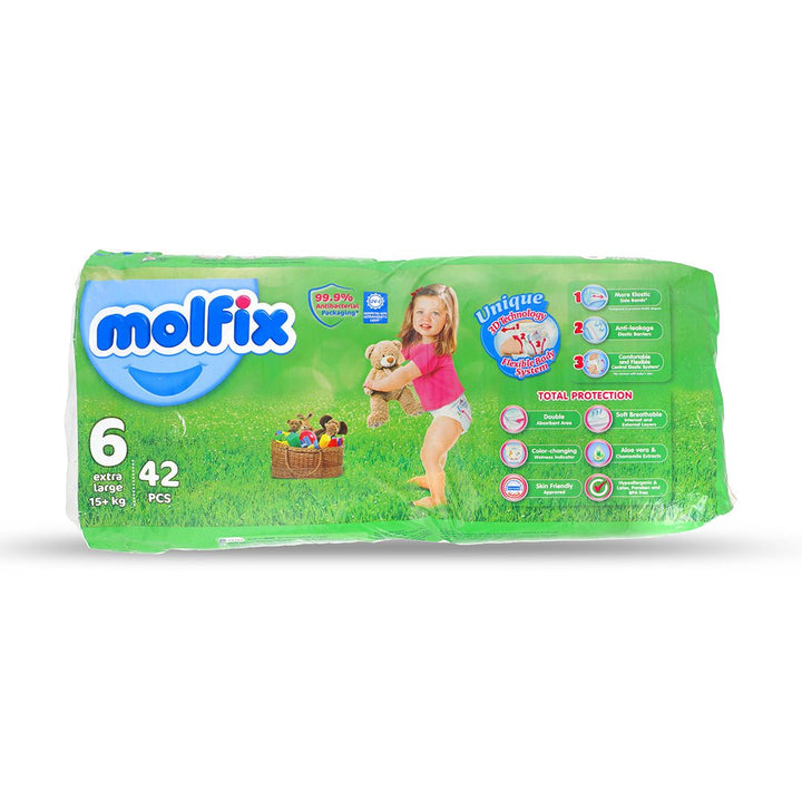 Molfix Diaper Jumbo 42S # 6 - Win Bachat