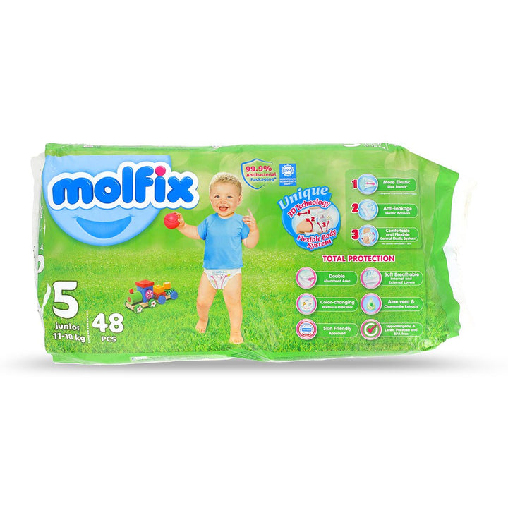 Molfix Diaper Jumbo 48S # 5 - Win Bachat